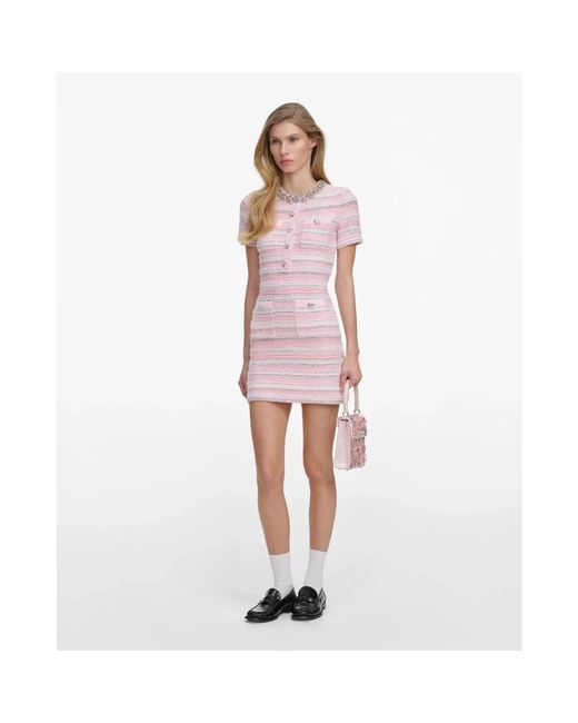 Self-Portrait Pink Short Dresses