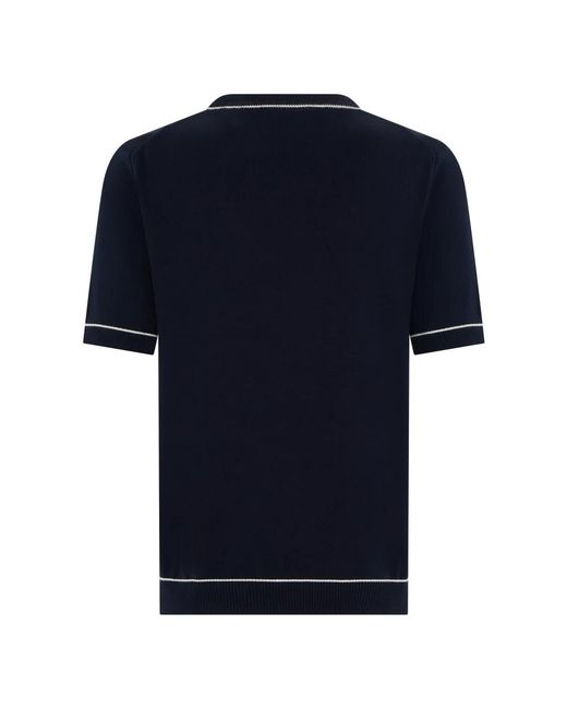 Gant Blue Round-Neck Knitwear for men