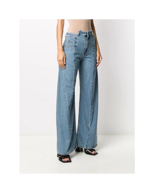 Maison Margiela Blue Wide Jeans