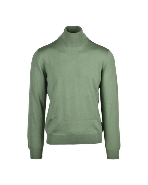 Gran Sasso Green Turtlenecks for men