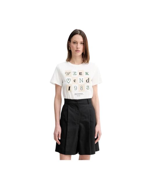 Max Mara T-Shirts in het White