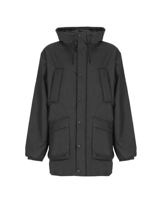 Rains Gray Rain Jackets for men