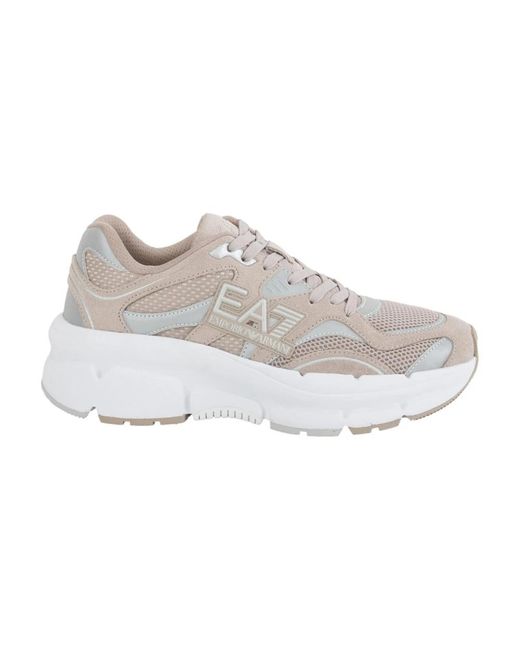 EA7 Schoenen ,Polyester Sneaker Schoenen in het Gray voor heren