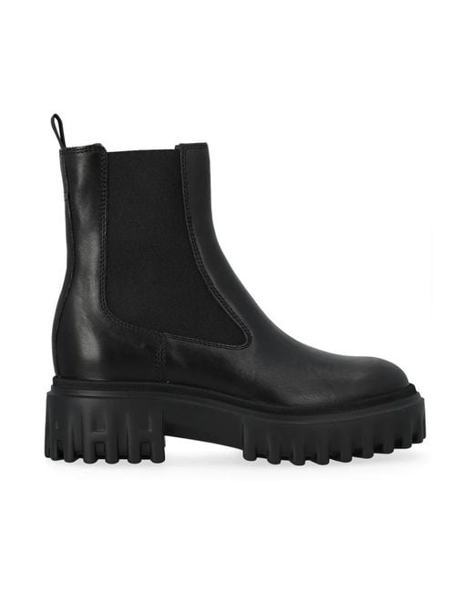 Hogan Black Chelsea Boots