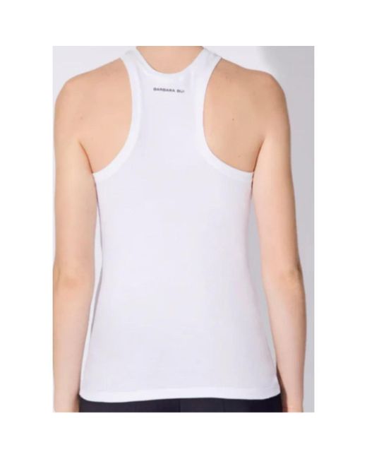 Barbara Bui White Sleeveless Tops