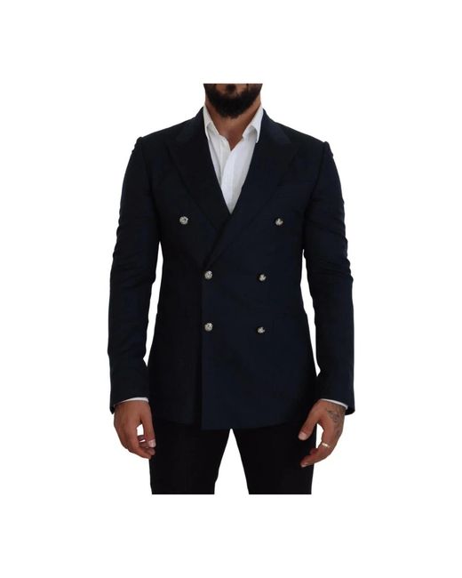 Dolce & Gabbana Blue Blazers for men
