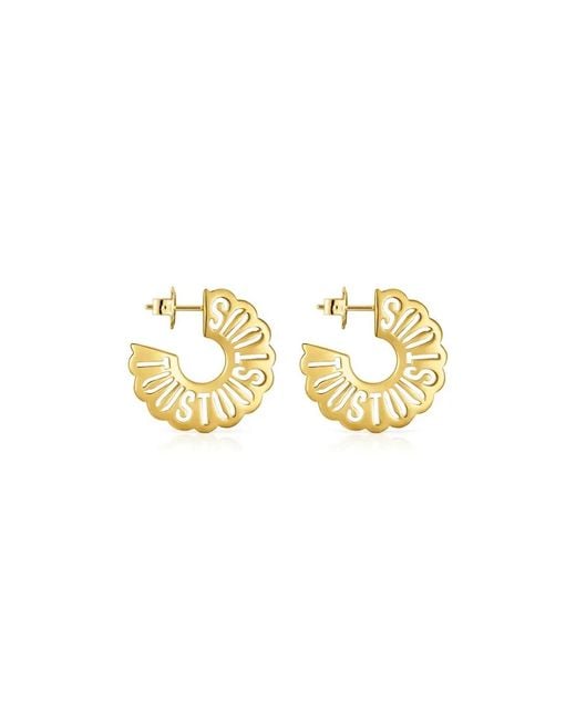 Earrings Tous de color Metallic