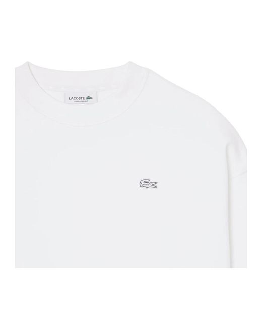 Lacoste White Sweatshirts