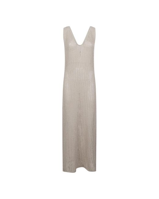 hinnominate Gray Maxi Dresses