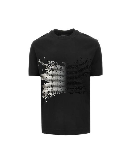 T-Shirts di Emporio Armani in Black da Uomo