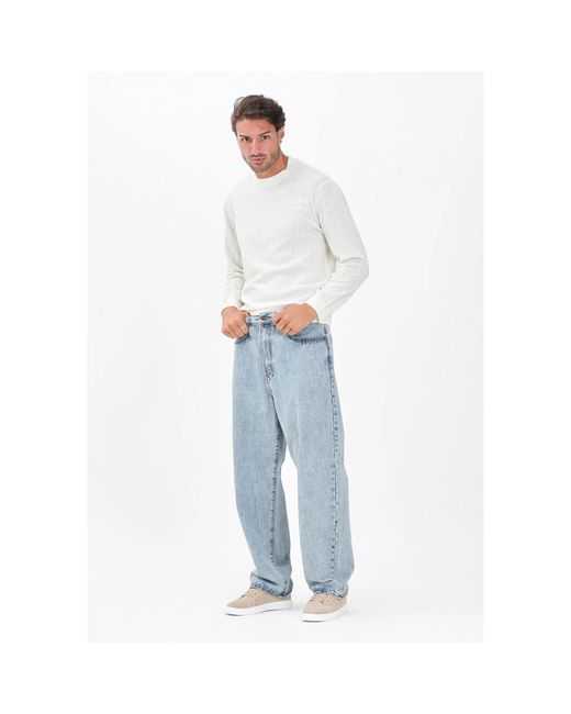 ARMANI EXCHANGE Blue Straight Fit Jeans for men