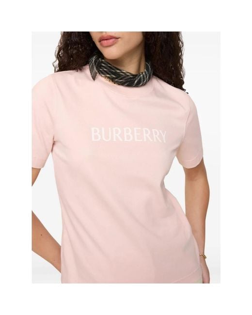 T-Shirts Burberry de color Pink