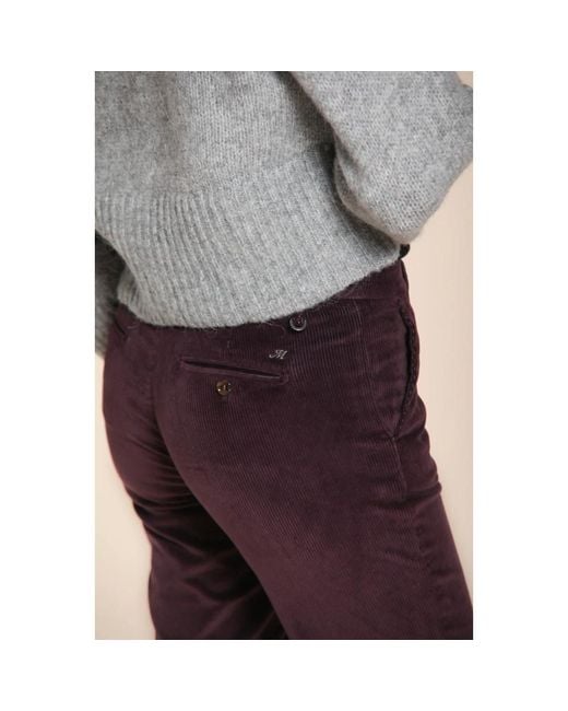 Chinos di Mason's in Purple