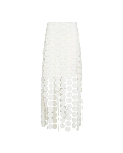 Copenhagen Muse White Maxi Skirts