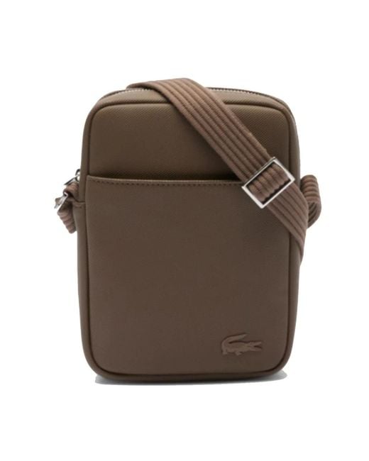 Lacoste Brown Cross Body Bags for men