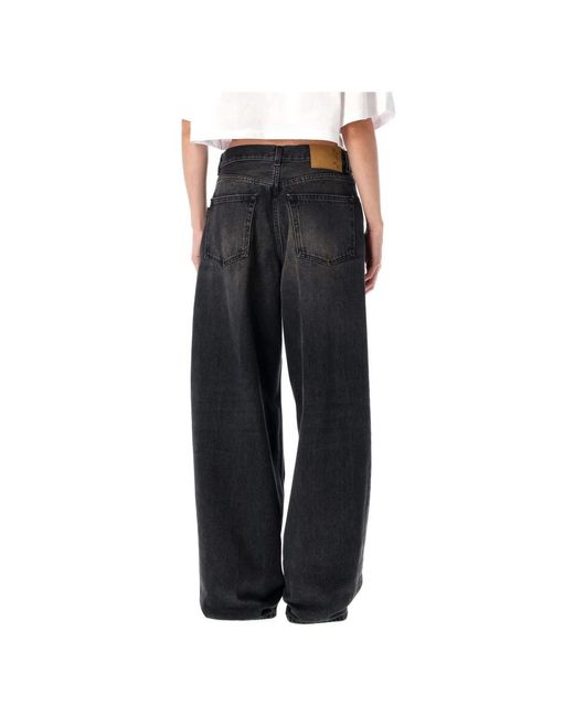 Haikure Black Wide Jeans