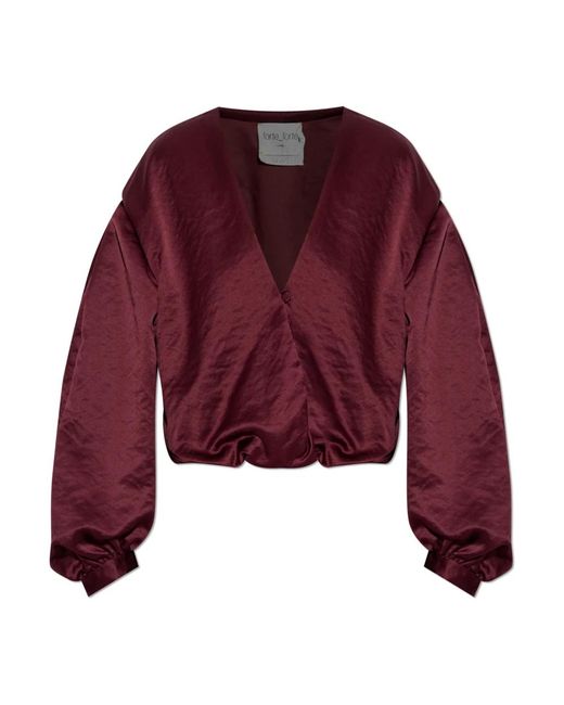 Blouses Forte_forte de color Purple