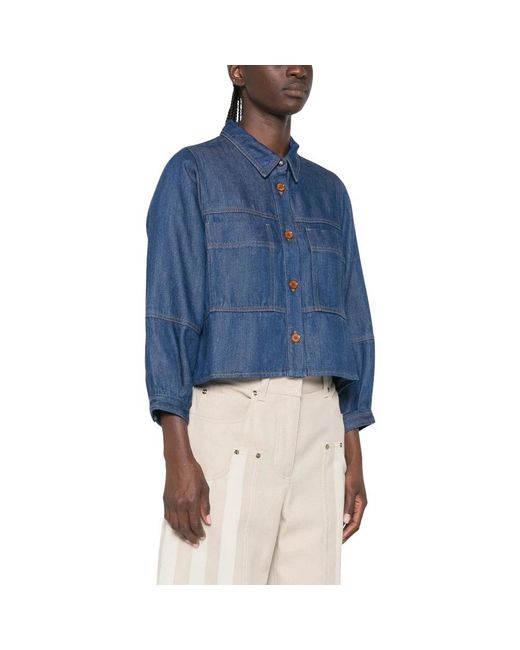 Denim Jackets Sessun de color Blue