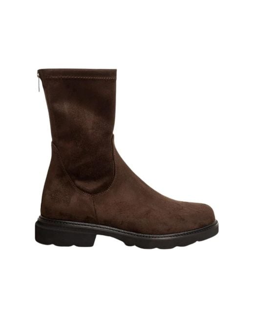 Lace-Up Boots Evaluna de color Brown