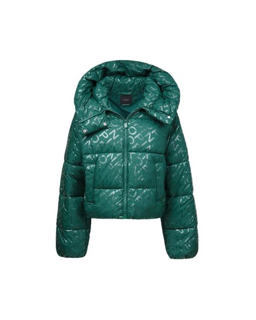 Pinko Green Winter Jackets