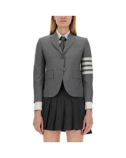 Thom Browne Gray Blazers