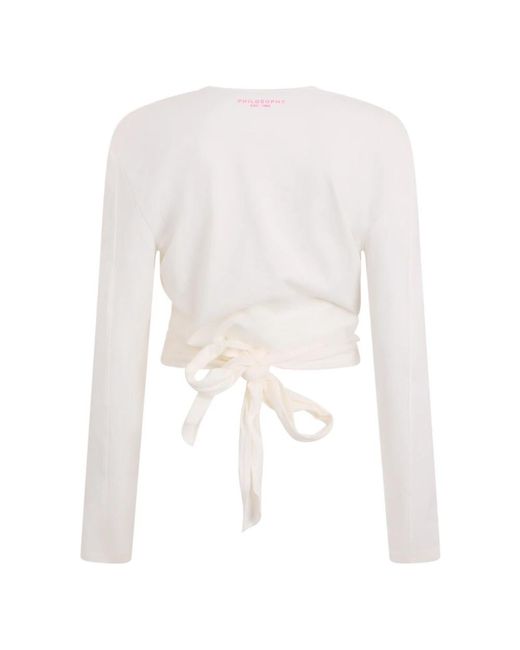 Philosophy Di Lorenzo Serafini Pink Long Sleeve T-Shirts