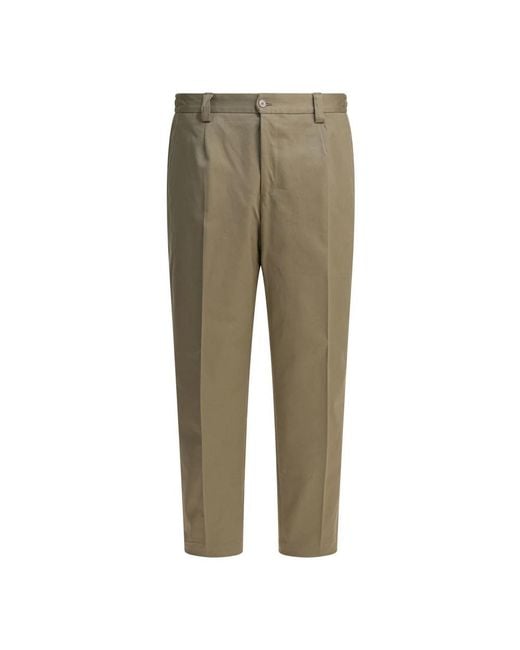 BRIGLIA Green Chinos for men