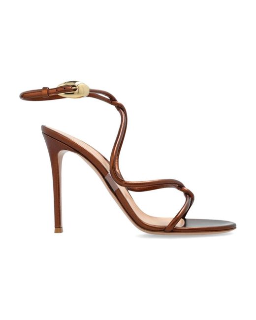 Gianvito Rossi Brown High Heel Sandals