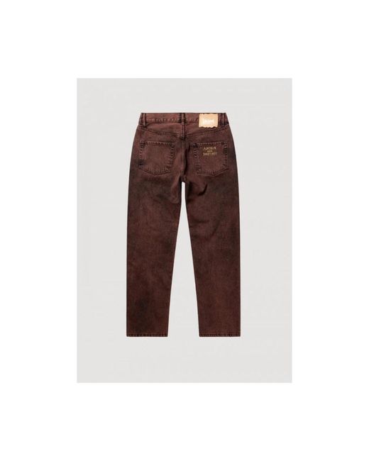 Aries Brown Straight Fit Jeans for men