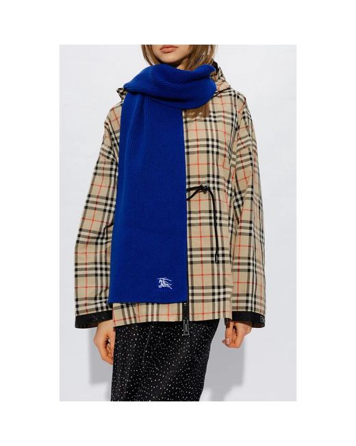 Burberry Blue Winter Scarves