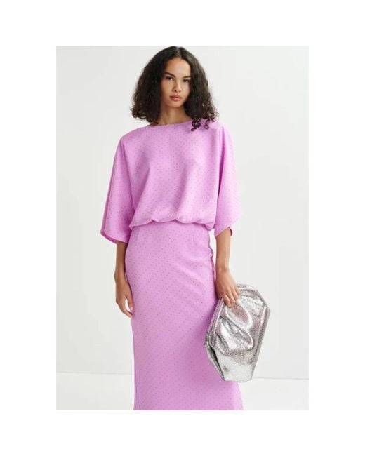 Midi Dresses Essentiel Antwerp en coloris Purple