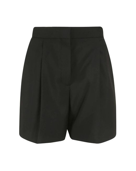 Alexander McQueen Black Short Shorts