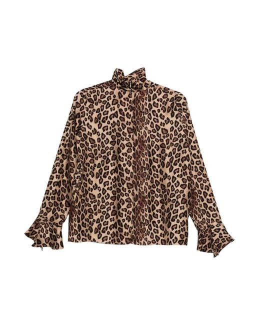 Alberto Biani Brown Blouses