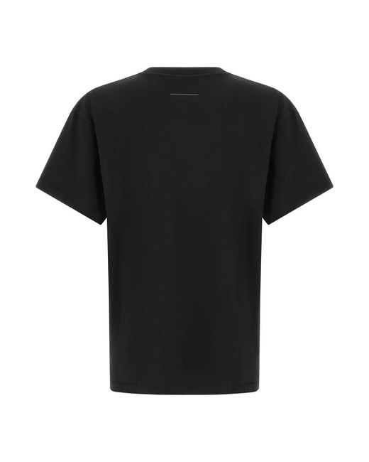 MM6 by Maison Margiela Black T-Shirts for men