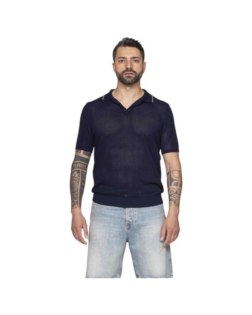 Polo Shirts Amaranto de hombre de color Blue