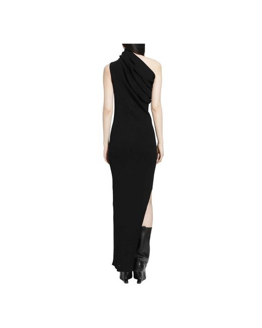Rick Owens Black Knitted Dresses