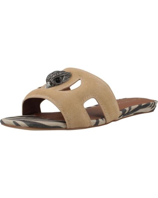 Kurt Geiger Brown Sliders
