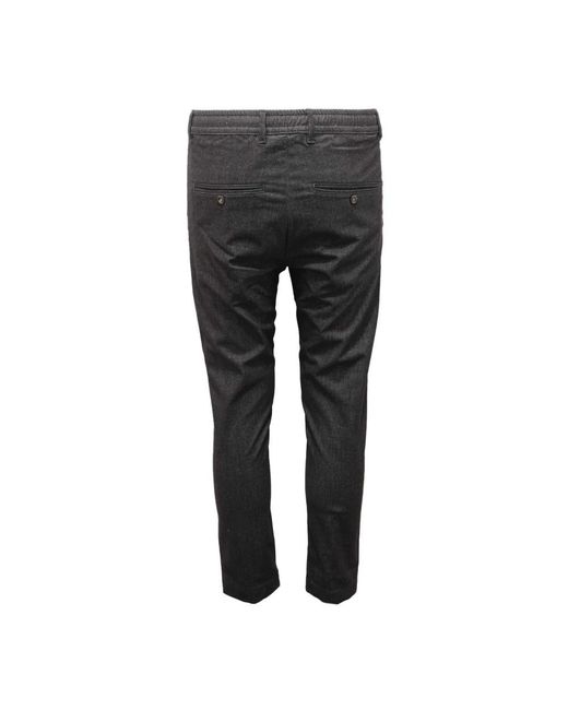 Cruna Gray Slim-Fit Trousers for men
