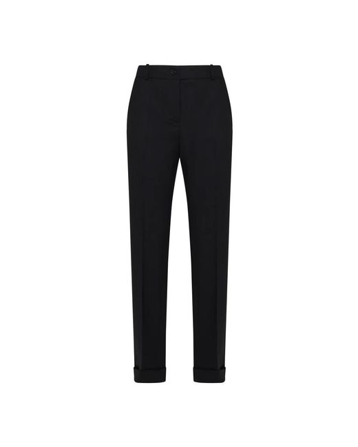 P.A.R.O.S.H. Black Slim-Fit Trousers