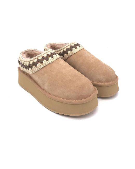 Mou Natural Winter Boots