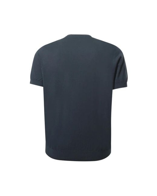 Balmain Blue Round-Neck Knitwear for men