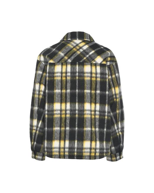 Represent Jassen ,Veelkleurig ,Polyester Textured Overshirt in het Green voor heren