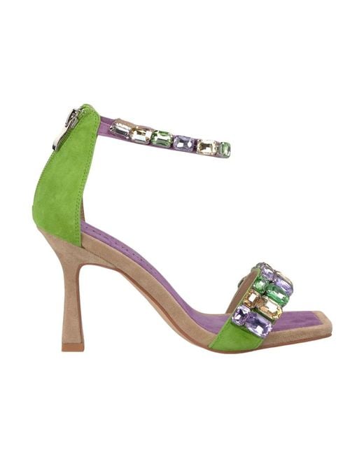 High Heel Sandals di Alma En Pena. in Green