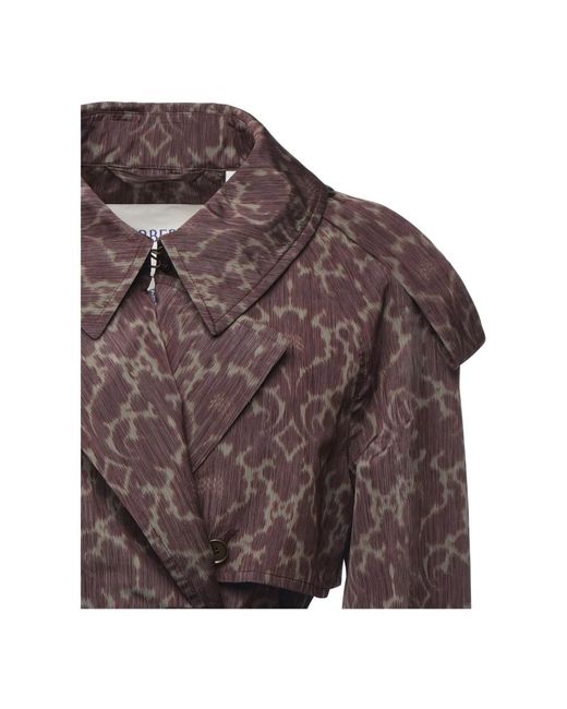 Belted Coats Burberry en coloris Brown