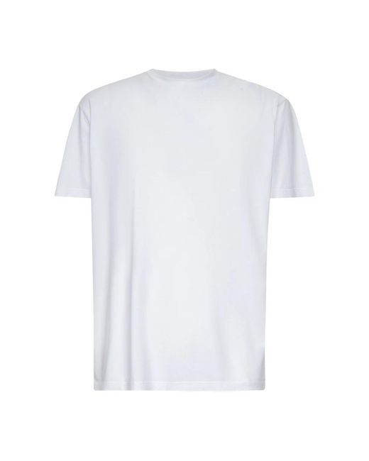 D4.0 White T-Shirts for men