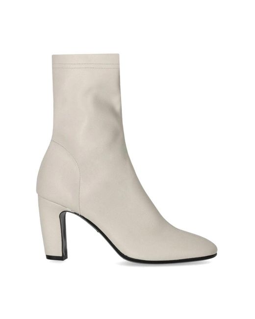 Strategia Gray Heeled Boots
