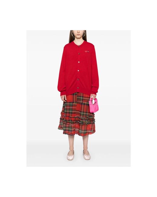 COMME DES GARÇONS PLAY Play Sweaters in het Red