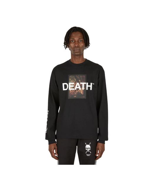 Death Cigarettes Black Long Sleeve T-Shirts for men