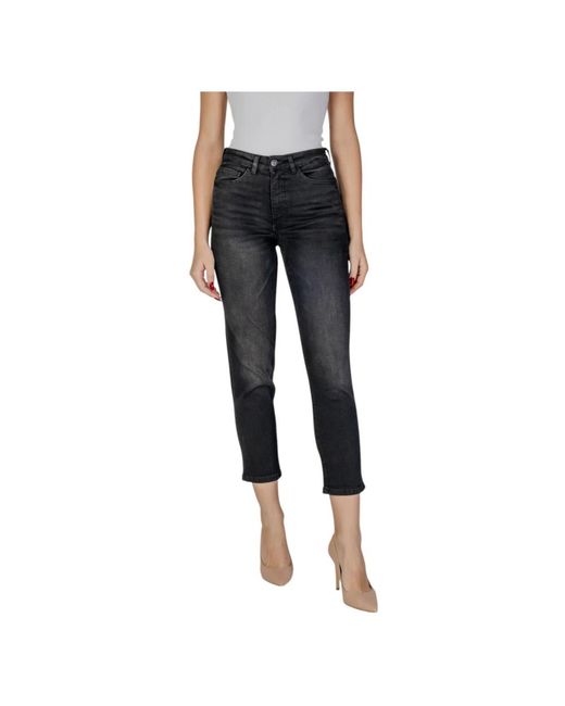 Ichi Blue Cropped Jeans
