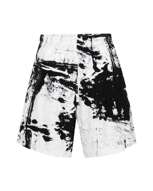Alexander McQueen Black Short Shorts for men